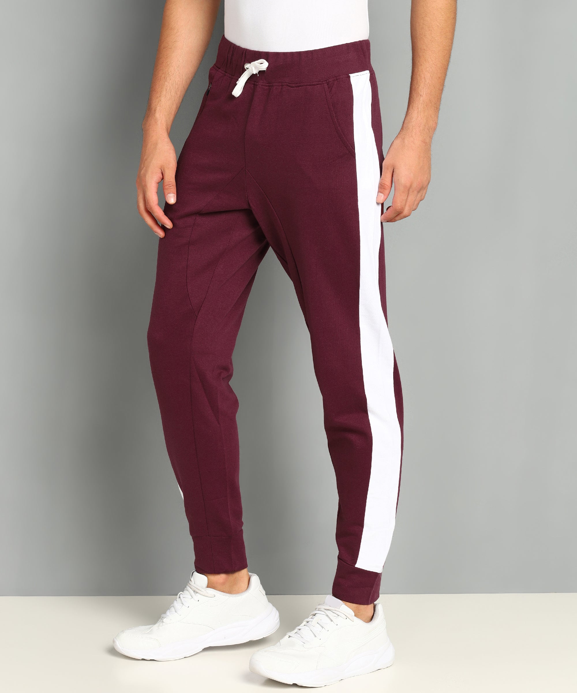 The Dry State Solid Women Maroon Track Pants | Fitmaa